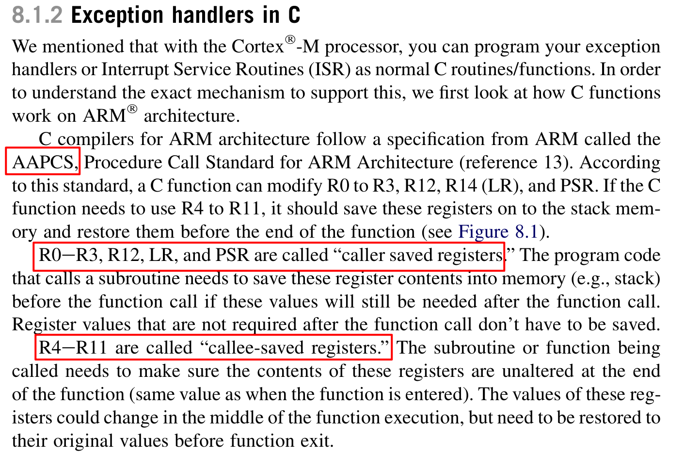 《The Definitive Guide to ARM Cortex-M3 and Cortex-M4 processors 3rd edition》