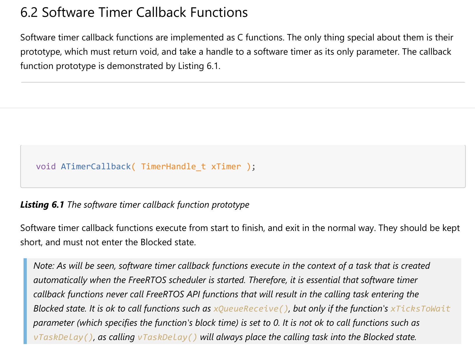 Mastering the FreeRTOS Real Time Kernel - A Hands On Tutorial Guide